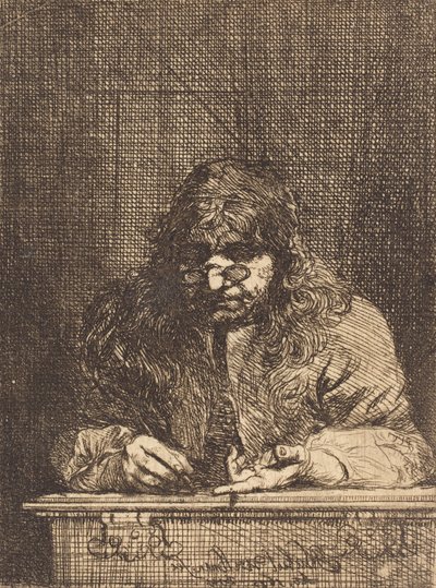 Self-Portrait Drawing, 1675 by Michael Leopold Willmann